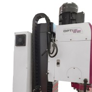 Masina de frezat, 400 V, 2.5 kW, deschidere brat 285 mm, prindere tija M16, modelul MH 50 G, Optimum