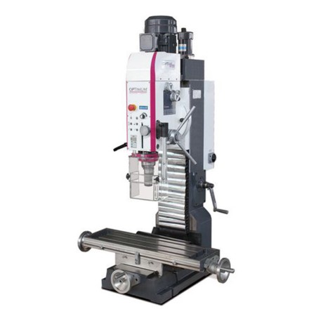 Masina de frezat, 400 V, 2.2 kW, deschidere brat 285 mm, prindere tija M16, modelul MH 50V, Optimum
