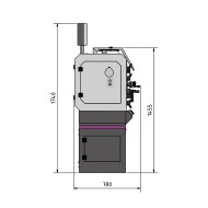 Strung cu postament, modelul TM 4010D, 400 V, cuplaj fixare Camlock Nr. 5, Optimum