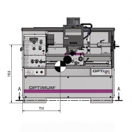 Strung cu postament, modelul TZ 4, 400 V, cuplaj fixare Camlock Nr. 5, Optimum
