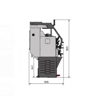 Strung monobloc de precizie, modelul TX 4414, 400 V, 6 kW, cuplaj fixare ax Camlock Nr. 6, Optimum
