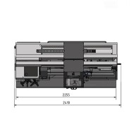 Strung monobloc de precizie, modelul TX 4414, 400 V, 6 kW, cuplaj fixare ax Camlock Nr. 6, Optimum