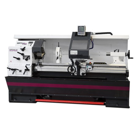 Strung monobloc de precizie, modelul TX 5216V, 400 V, 6 kW, ax conic MK 7, alezaj arbore Ø 80 mm, Optimum
