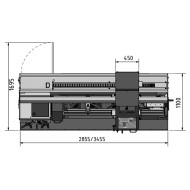 Strung monobloc de precizie, modelul TX 6222, 400 V, 8.5 kW, ax conic Ø 113 mm, alezaj arbore Ø 105 mm, Optimum