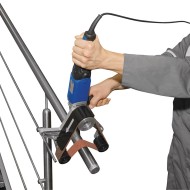 Masina pentru finisarea tevilor, 1200 W, 1600 - 3200 rpm, viteza banda de 3 - 2 m/s, modelul RSM 760, Metallkraft