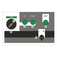 Fierastrau cu banda metalica, 400 V, dimensiune banda 3660 x 27 x 0.9 mm, modelul BMBS 300 x 320 H-DG, Metallkraft