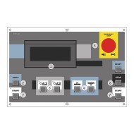 Fierastrau cu banda metalica, 400 V, dimensiune banda 3660 x 27 x 0.9 mm, modelul BMBS 300 x 320 HA-DG, Metallkraft