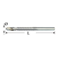 Burghie FREZOARE, HSS, lungime 90 mm, RUKO