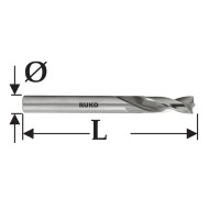 Burghie TAIETOARE RAPIDE - HSS Co5 cu strat de protectie special, RUKO