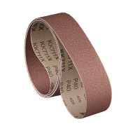 Set 5 benzi abrazive 75 x 1016 mm, granulatie K80 pe panza, Optimum