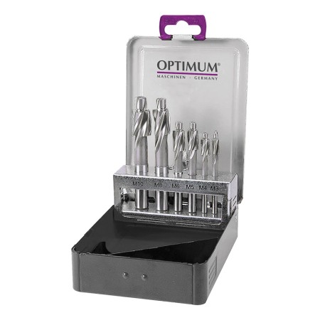 Set de 6 adâncitoare HSS - DIN 373, Optimum