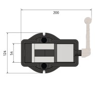 Menghina rotativa modelul VMQ 50, greutate 5.5 kg, gabarit 200 x 124 mm, Optimum