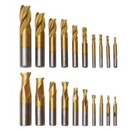 Set de freze HSS, coada cilindrica, model S 20, Optimum