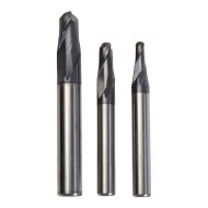 Set de freze radiale din carbura, acoperire de TiAlN, cu cap sferic pentru taiere frontala, coada cilindrica, Optimum