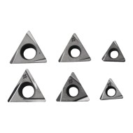 Set de 10 placute amovibile din carbura, pentru gaurire, cod iso TBGT 110304L W, pentru otel, Optimum