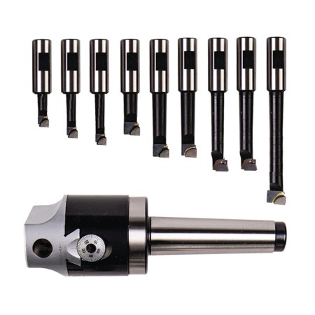 Trusa 9 capete de gaurire, prindere MK3, Optimum