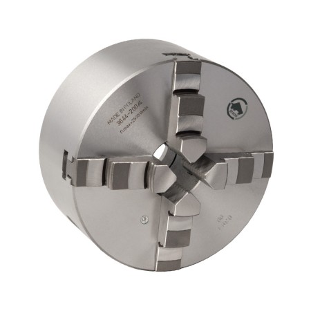 Universal cu 4 bacuri, cu fixare centrica - "BISON", D 160 mm, din fonta, 3600 rpm, Optimum