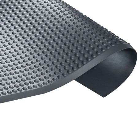 Covor de protecte din cauciuc pentru zona de lucru, grosime 14 mm, 3040 x 640 mm, material poliuretan ignifug, Optimum