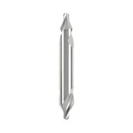 Set de 10 burghie de centruire, HSS, forma "A", DIN 333, unghi la varf 120°, Optimum
