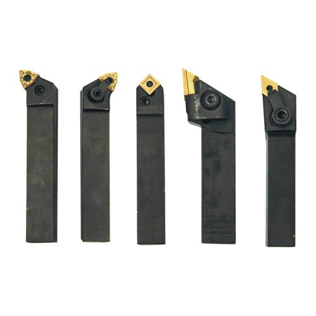 Set de 5 cutite de strung pentru strunjire exterioara - 16 mm - Set 6, Optimum