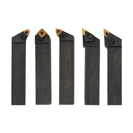 Set de 5 cutite de strung pentru strunjire exterioara - 32 mm - Set 11, Optimum