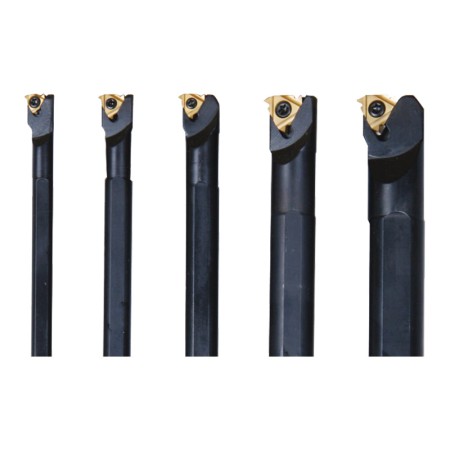Set de 5 cutite de strung pentru filetare interioara - 8-20 mm - Set 15, Optimum