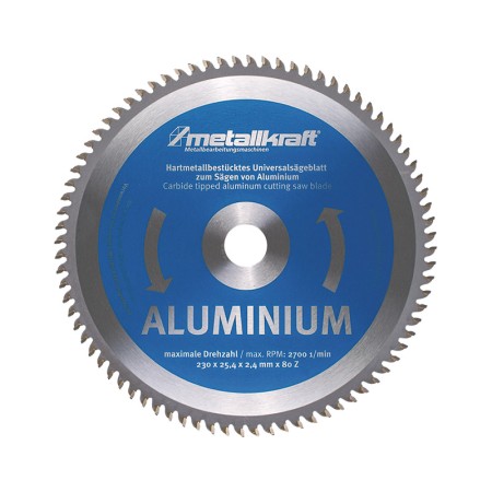 Disc de taiere, Ø x ø 320 x 25.4 mm, 2.2 grosime, 80 de dinti/inch, pentru inox, MetallKraft