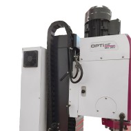 Masina de frezat, 400 V, 2.2 kW, deschidere brat 285 mm, prindere tija M16, modelul MH 50V, Optimum