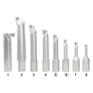 Set de 10 placute amovibile din carbura, pentru gaurire, cod iso TBGT 060104L W, pentru aluminiu, Optimum