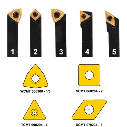 Set de 5 cutite de strung...