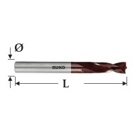 Burghie TAIETOARE RAPIDE - HSS Co5-TiCN cu strat de protectie special, RUKO