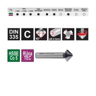 Tesitoare QUICKCut, C 90 grade, HSSE Co5 RUnaTEC, DIN 335, RUKO