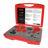 Set de 8 clopote de gaurire, HSS Bi-Metal, Tip "EK2", RUKO