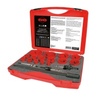 Set de 19 clopote de gaurire, HSS Bi-Metal, Tip "Premium", RUKO