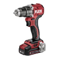 Masina de gaurit compacta, modelul DD2G EC LD/2.5 Set, 18 V, 25 Ah, 0 - 500 rpm, cuplu 65 Nm, Flex