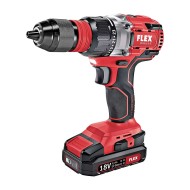 Masina de gaurit, modelul DD2G EC/5.0 Set, 18 V - 5.0 Ah, 0 - 1800 rpm, cuplu 90 - 56 Nm, Flex