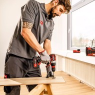 Masina de gaurit, modelul DD2G EC/5.0 Set, 18 V - 5.0 Ah, 0 - 1800 rpm, cuplu 90 - 56 Nm, Flex