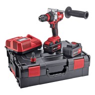 Masina de gaurit, modelul DD2G EC/5.0 Set, 18 V - 5.0 Ah, 0 - 1800 rpm, cuplu 90 - 56 Nm, Flex