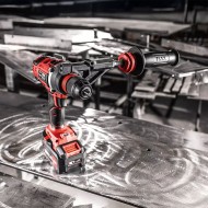 Masina de gaurit, modelul DD4G EC/5.0 Set, 18 V - 5.5 Ah, 0 - 460 / 910 / 2100 / 4200  rpm, cuplu 135 - 64 Nm, Flex