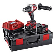 Masina de gaurit cu percutie, modelul PD2G EC HD/5.0 Set, 18 V - 5.0 Ah, 0 - 700 / 2500 rpm, 0 - 40000 bpm, Flex