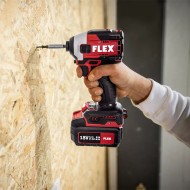 Masina de insurubat cu impact, modelul ID 1/4" EC HD/5.0 Set, 18 V - 5.0 Ah, 0 - 3700 rpm, 0 - 4200 rata de impact, Flex