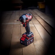 Masina de insurubat cu impact, modelul ID 1/4" EC HD/5.0 Set, 18 V - 5.0 Ah, 0 - 3700 rpm, 0 - 4200 rata de impact, Flex