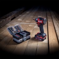 Masina de insurubat cu impact, modelul ID 1/4" EC HD/5.0 Set, 18 V - 5.0 Ah, 0 - 3700 rpm, 0 - 4200 rata de impact, Flex