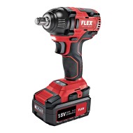 Masina de insurubat cu impact, modelul IW 1/2" EC/5.0 Set, 18 V - 5.0 Ah, 0 - 3300 rpm, 0 - 3300 rata de impact, Flex