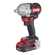 Masina de insurubat cu impact, modelul IW 1/2" 750 EC/5.0 Set, 18 V - 5.0 Ah, prindere patrat 1/2", Flex