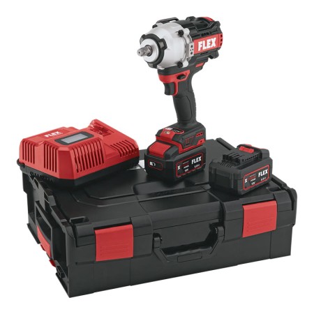 Masina de insurubat cu impact, modelul IW 1/2" 1500 EC/5.0 Set, 18 V - 5.0 Ah, 0 - 2350 rata de impact, Flex