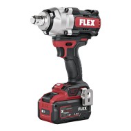 Masina de insurubat cu impact, modelul IW 3/4" 1600 EC/5.0 Set, 18 V - 5.0 Ah, 0 - 2350 rata de impact, Flex