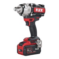 Masina de insurubat cu impact, modelul IW 3/4" 1600 EC/5.0 Set, 18 V - 5.0 Ah, 0 - 2350 rata de impact, Flex