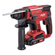 Ciocan rotopercutor compact, modelul CHE EC C, SDS Plus, energie de impact 1.5 J, motor fara perii, Flex