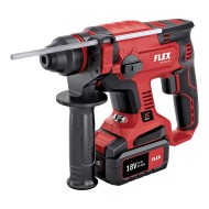 Ciocan rotopercutor compact, modelul CHE EC C, SDS Plus, energie de impact 1.5 J, motor fara perii, Flex